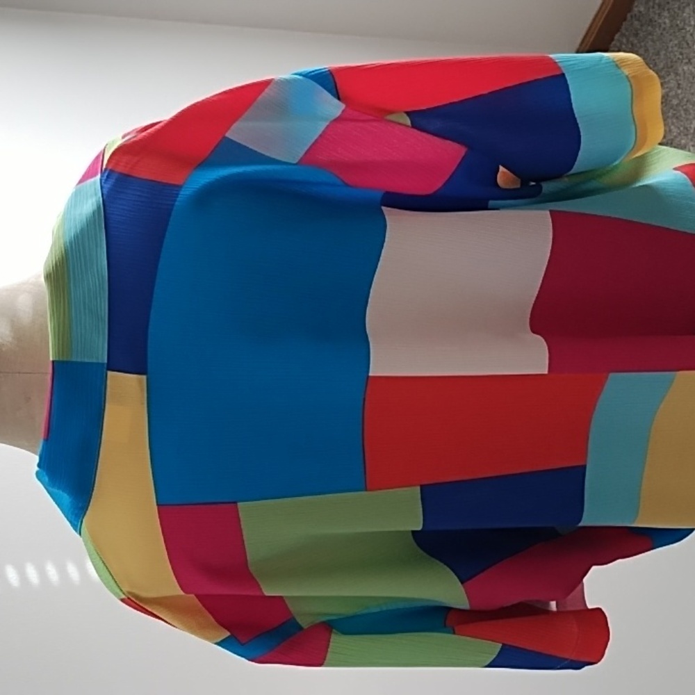**4/$16** NWOT Allison Daley Women's Color block Blouse - Picture 4 of 7
